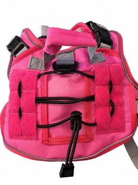 Pink dog tactical harness size Small